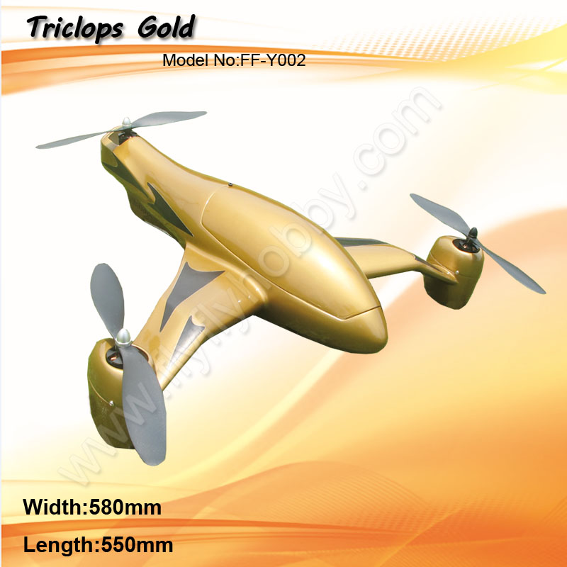 Triclops Gold_Kit+Motor+SEC+Prop+LED+Circuit board+BEC+Flight CO